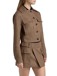Blake Plaid Wool Jacket
