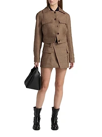 Blake Plaid Wool Jacket