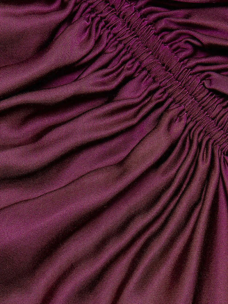 Nadia Satin Bias-Cut Gown
