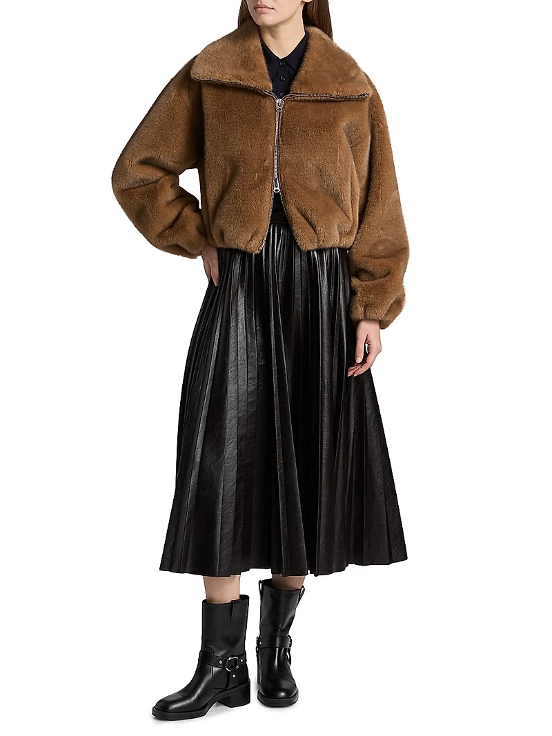 Hazel Faux-Fur Jacket