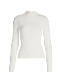 Hugh Textured Cotton-Blend Top
