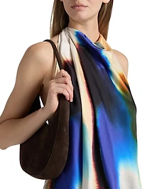 Ada Abstract-Print Halterneck Top