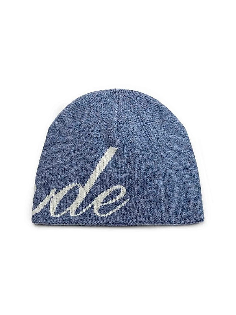Logo Wool-Cashmere Beanie