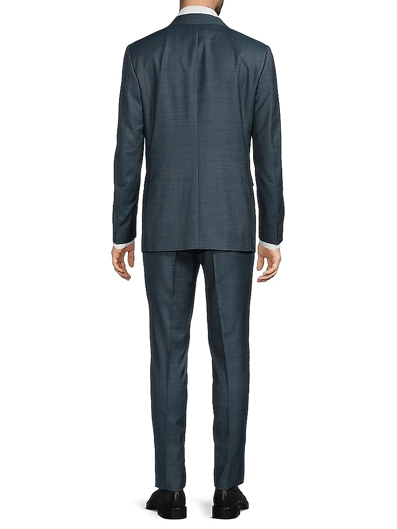 Milano Notch Lapel Wool Trim-Fit Suit
