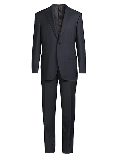 Siena Two-Button Wool Regular-Fit Suit