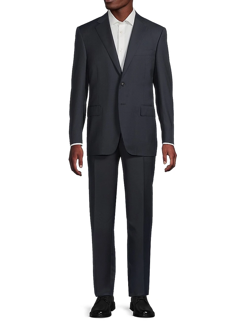 Siena Two-Button Wool Regular-Fit Suit