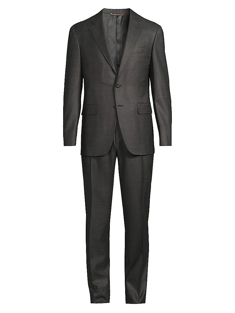 Kei Wool Trim-Fit Suit