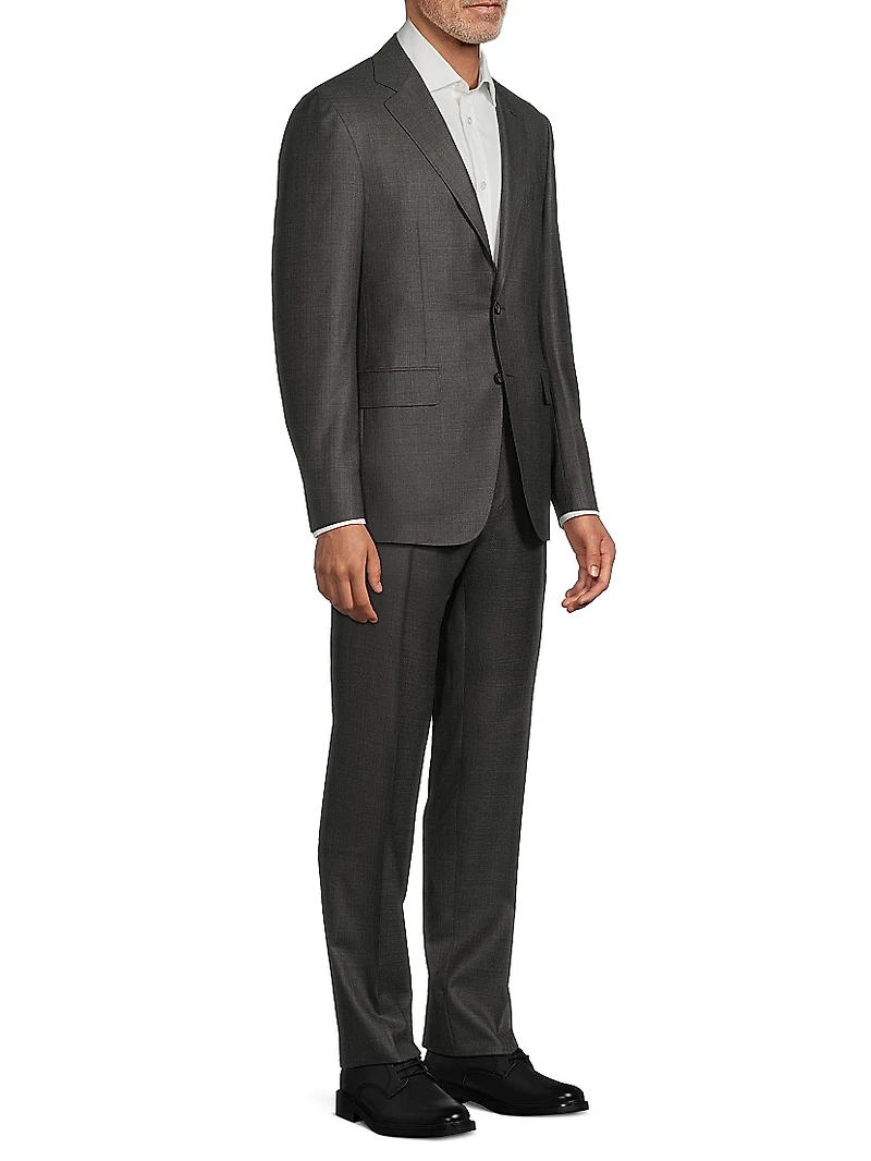 Kei Wool Trim-Fit Suit