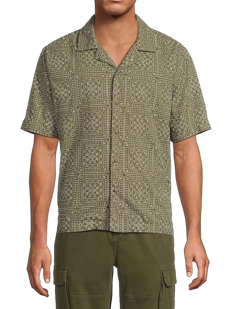 Tyler Cotton Camp Shirt