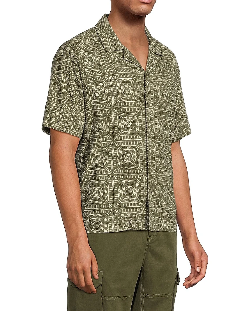 Tyler Cotton Camp Shirt