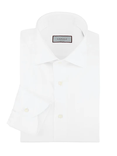 Textured Modern-Fit Dress Shirt