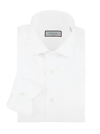 Textured Modern-Fit Dress Shirt