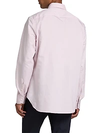 Solid Cotton Dress Shirt