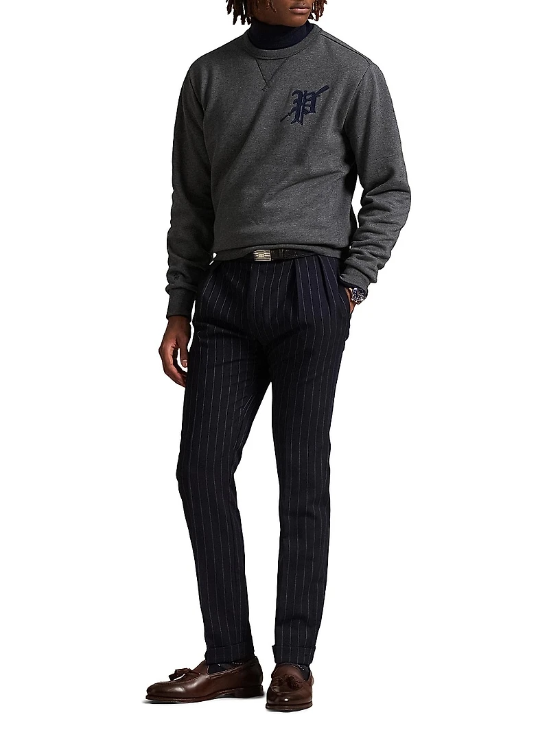 Graphic Fleece Crewneck Sweatshirt