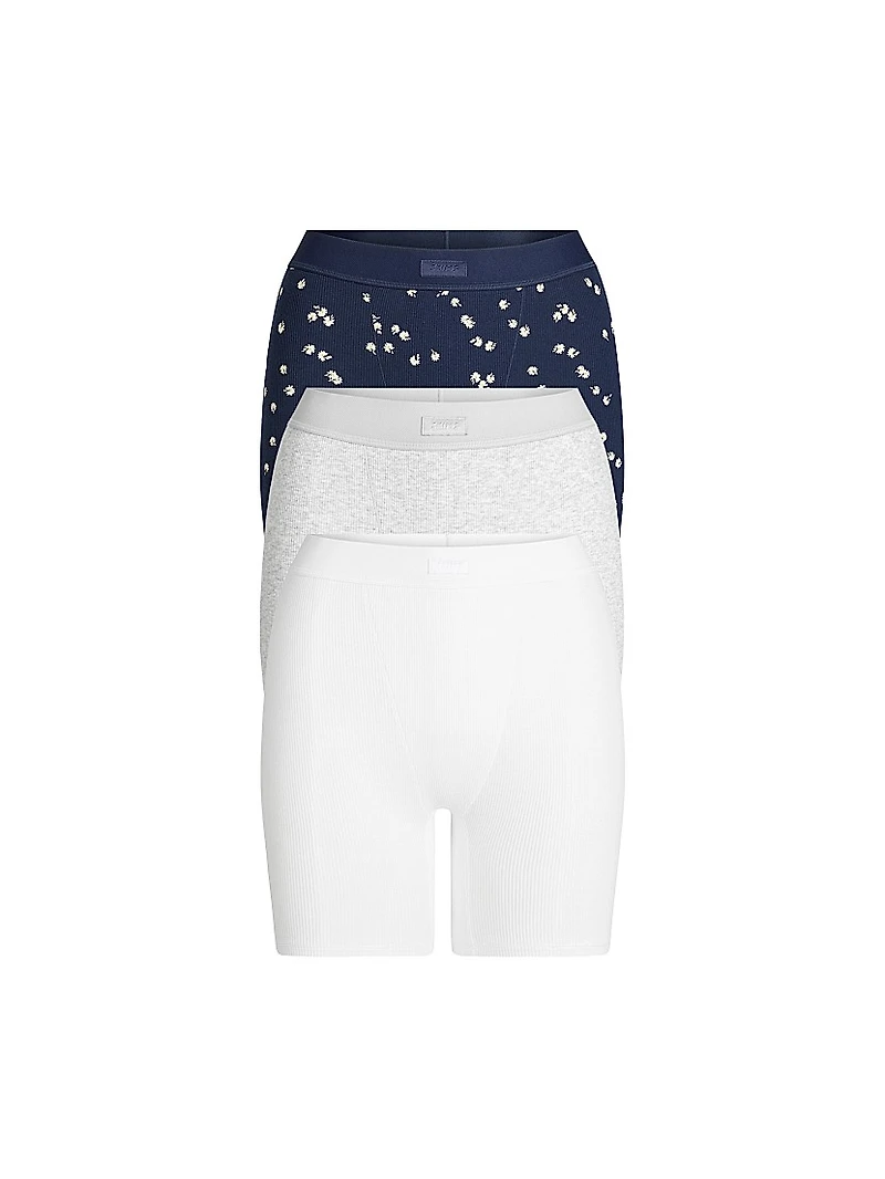 Cotton Rib Boxer 3-Pack