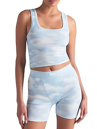 3-Pack Ribbed Cotton Crop Tank Set