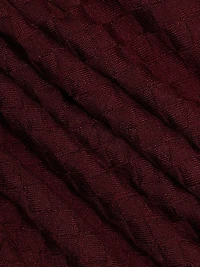 Textured Box-Knit Cashmere-Silk Crewneck Sweater