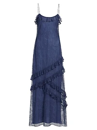 Elouisa Ruffled Lace Gown