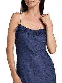 Elouisa Ruffled Lace Gown