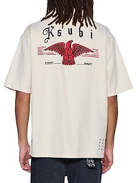 Neo-Nostalgia Truckstop Diner Button-Front Shirt