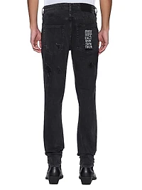 Neo-Nostalgia Van Winkle Led Rockstar Repair Jeans