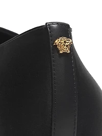 Jellyfish Embroidered Satin Slippers