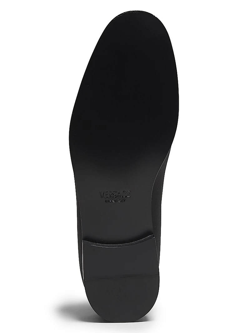 Jellyfish Embroidered Satin Slippers