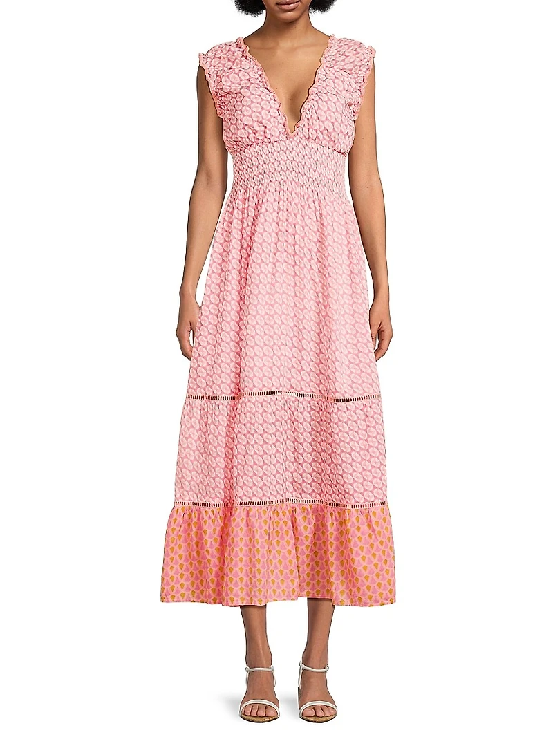 Hilda Floral Tiered Maxi Dress