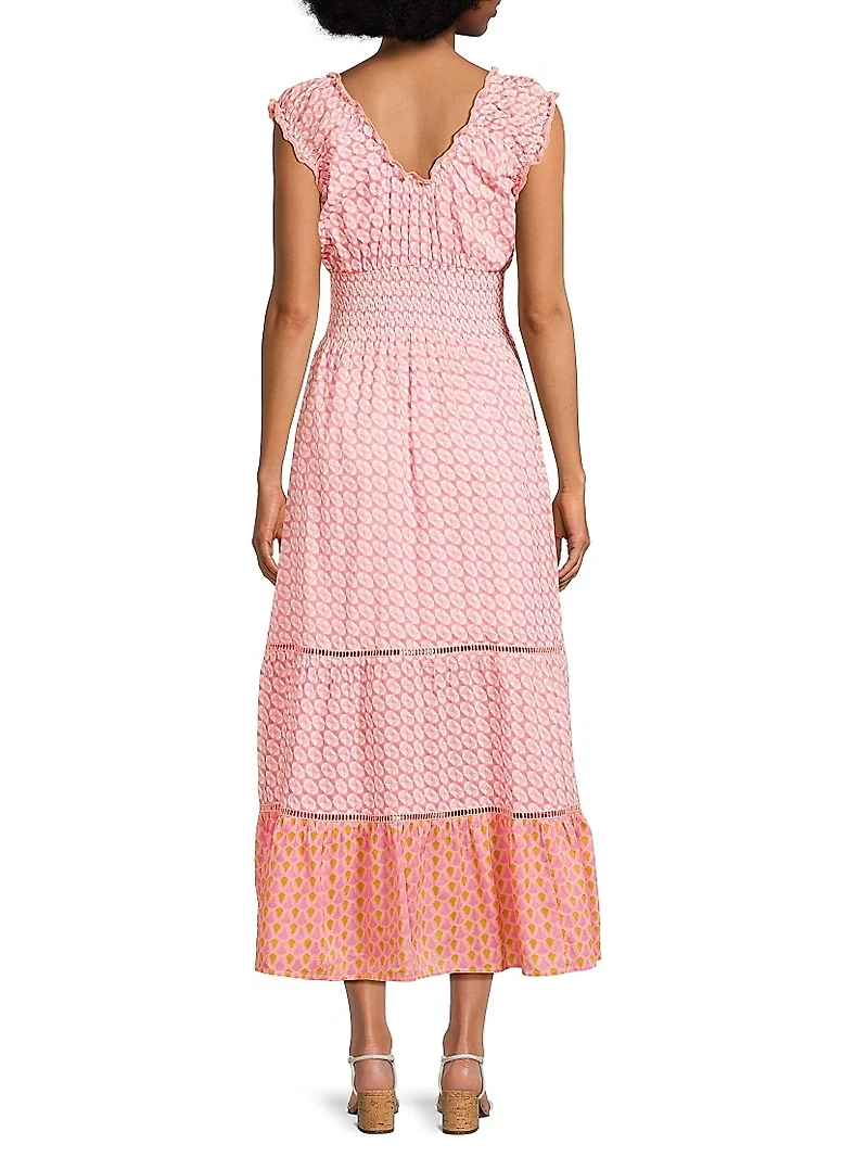 Hilda Floral Tiered Maxi Dress