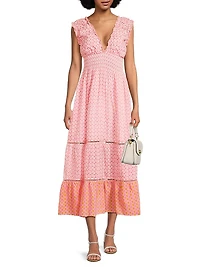 Hilda Floral Tiered Maxi Dress