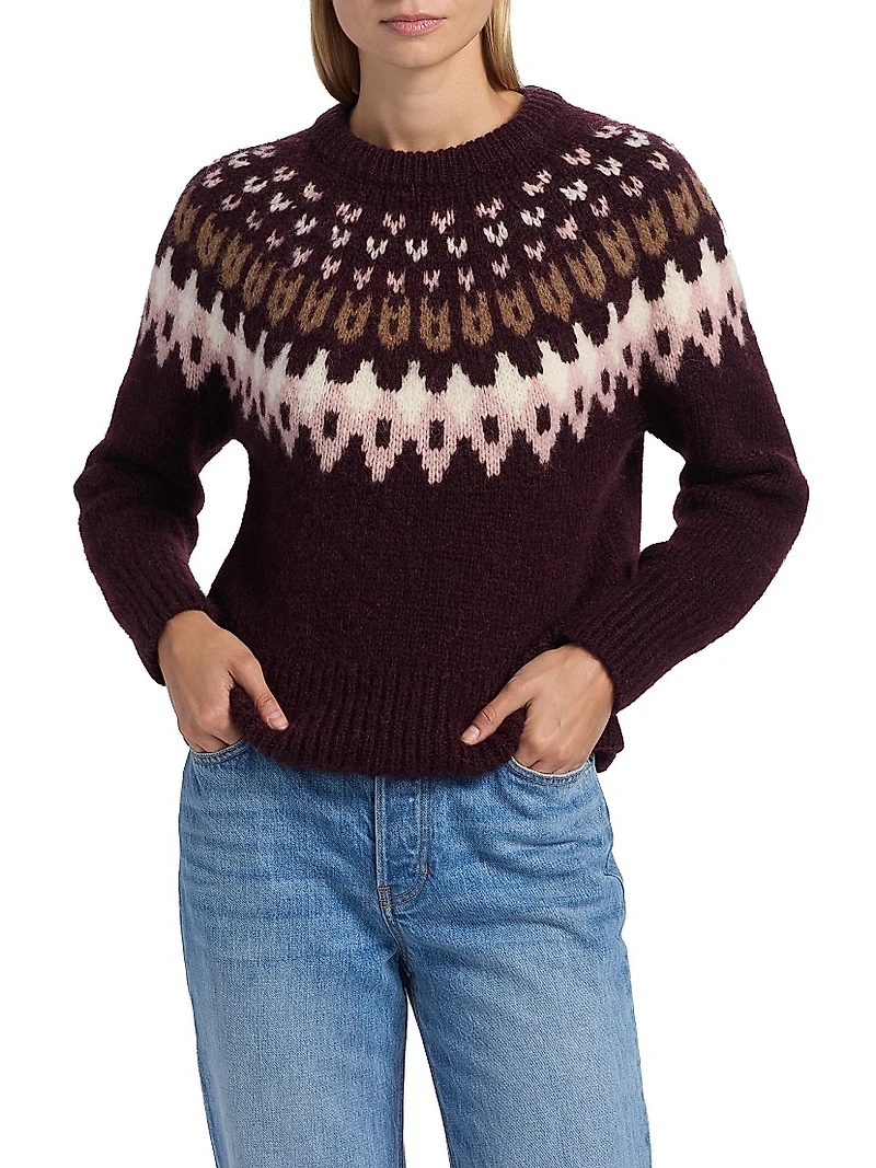 Anne Alpaca-Blend Fair Isle Sweater