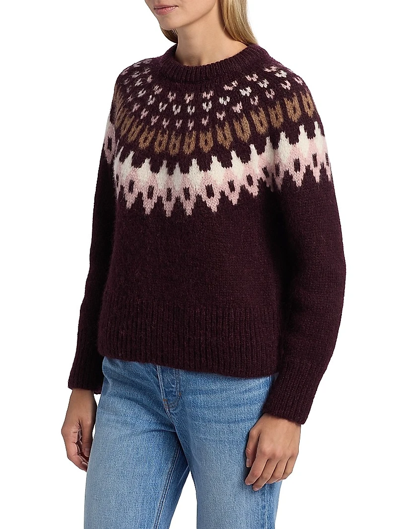 Anne Alpaca-Blend Fair Isle Sweater