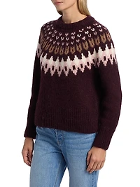 Anne Alpaca-Blend Fair Isle Sweater
