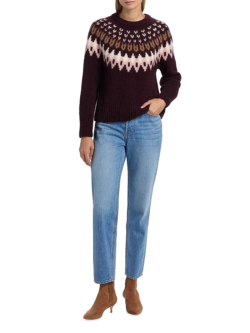 Anne Alpaca-Blend Fair Isle Sweater