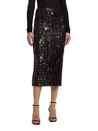 Koa Sequined Midi-Skirt