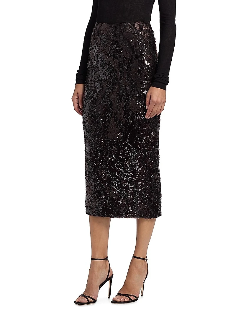 Koa Sequined Midi-Skirt