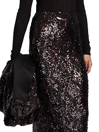 Koa Sequined Midi-Skirt