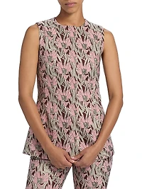 Jessup Metallic Floral Vest