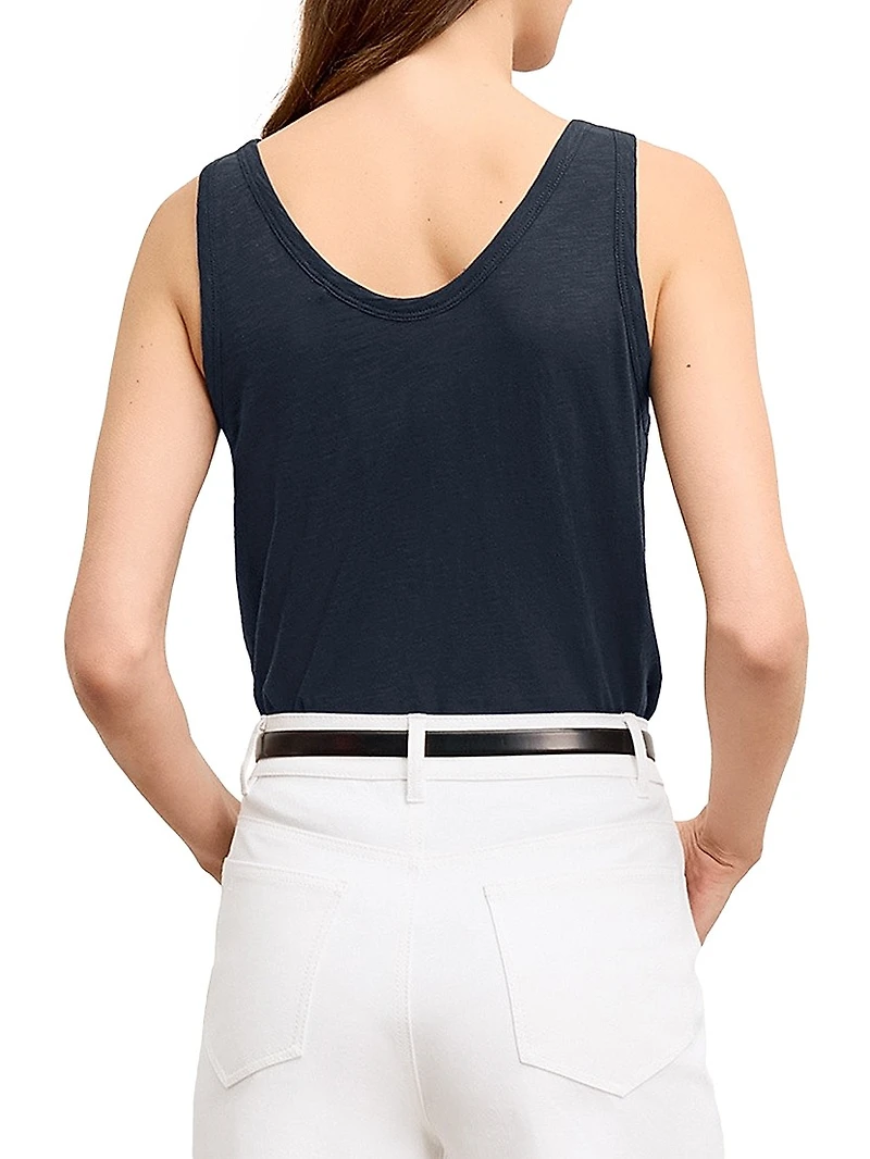 Wyatt Cotton Slub Tank Top