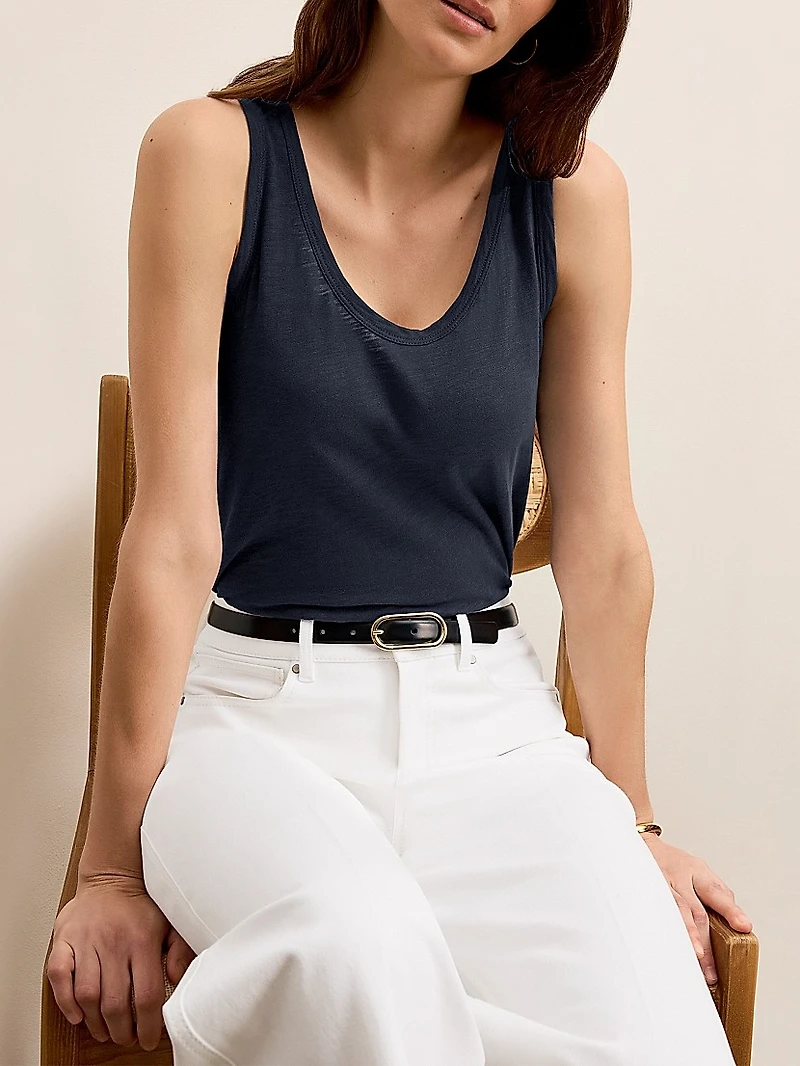 Wyatt Cotton Slub Tank Top