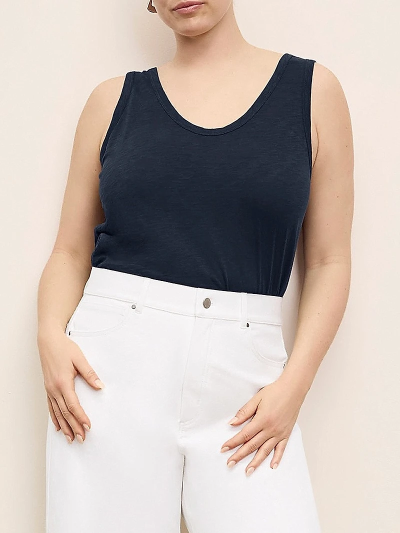 Wyatt Cotton Slub Tank Top