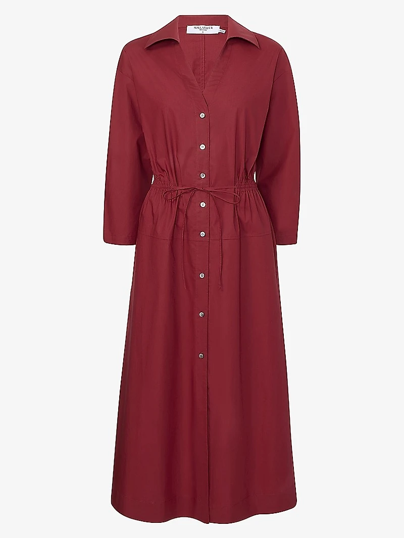 Boden Al Fresco Cotton Poplin Dress