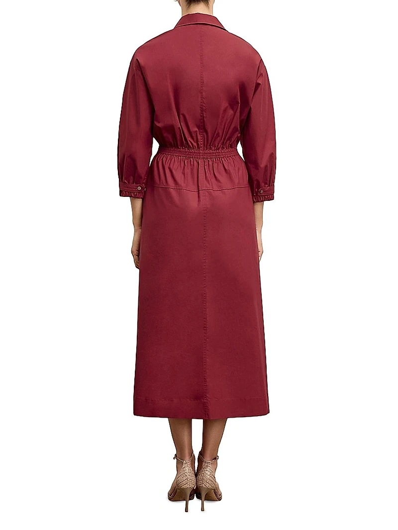 Boden Al Fresco Cotton Poplin Dress