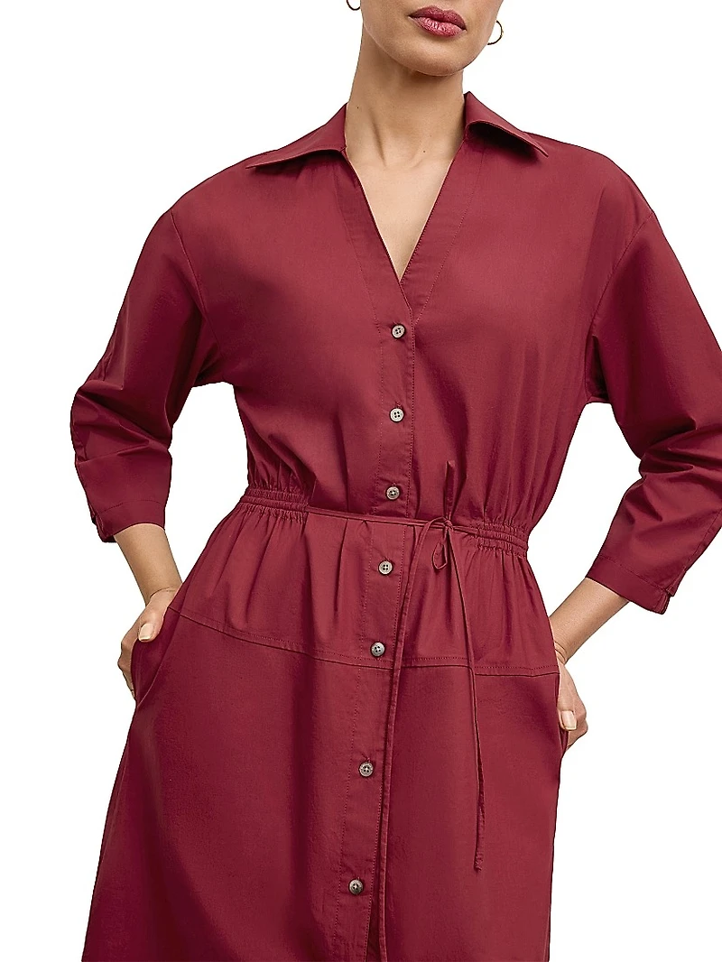 Boden Al Fresco Cotton Poplin Dress