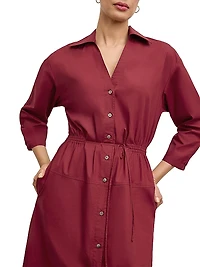 Boden Al Fresco Cotton Poplin Dress