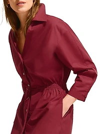 Boden Al Fresco Cotton Poplin Dress