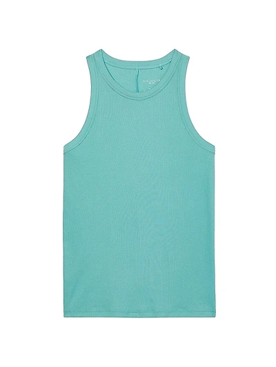 Aubry Crewneck Ribbed Pima Cotton Tank Top