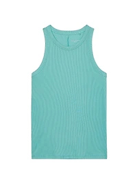 Aubry Crewneck Ribbed Pima Cotton Tank Top