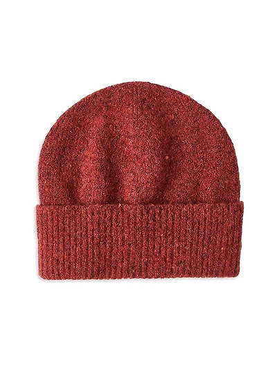 Alpaca, Wool, Silk and Cotton Knit Beanie