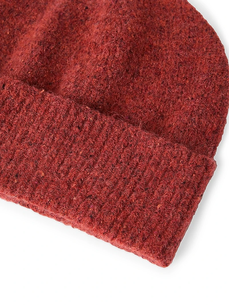 Alpaca, Wool, Silk and Cotton Knit Beanie